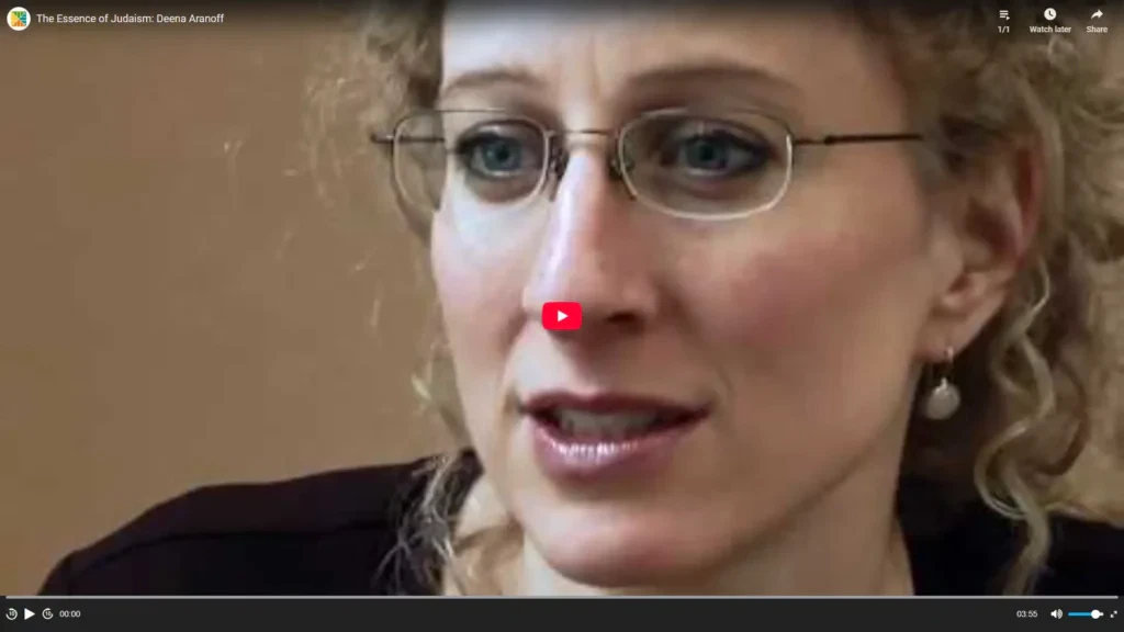 Screenshot from video Essence of Judaism